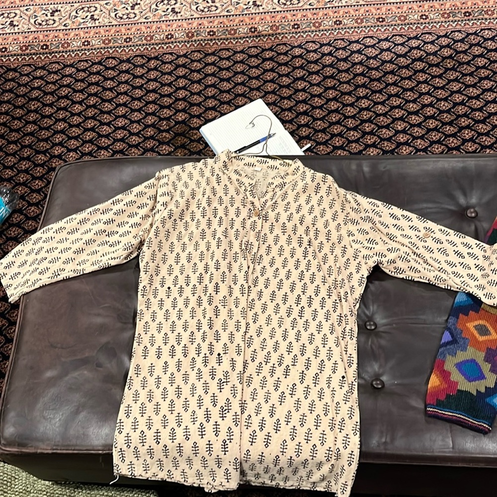 Beige Cotton Tunic